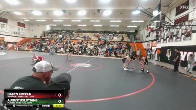 67-70 lbs Champ. Round 1 - Daxyn Crippen, Worland Wrestling Club vs Augustus Loyning, Powell Wrestling Club