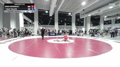 Champ. Round 2 - Ariah Beardsley, Edmond North High School Wrestling vs Kiley Dillow, Chanute Wrestling Club