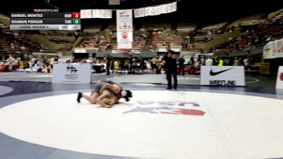 Junior Boys - 150 lbs Cons. Round 4 - Samuel Montez, Selma High School Wrestling vs Seamus Fergus, The Laboratory (Wrestling Club)