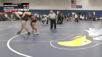 174 lbs Consi Of 4 - Rinaldo DiGiacopo, Wesleyan (CT) vs Lou Paradiso, Johnson & Wales (RI)