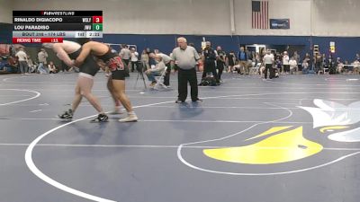 174 lbs Consi Of 4 - Rinaldo DiGiacopo, Wesleyan (CT) vs Lou Paradiso, Johnson & Wales (RI)