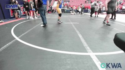 Rr Rnd 5 - KEVIN LINVILLE Jr, Skiatook Youth Wrestling vs Trae Ramirez, Newkirk Takedown Club