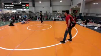 120 lbs Quarterfinal - Marc Olivas, El Paso Wildcats Wrestling Club vs Elias Cutts, Fitness Fight Factory Wrestling Club