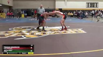 157 lbs Cons. Round 1 - Teagan Hendricks, Ohio Northern vs Seth Holt, Hiram