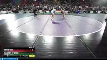G 138 lbs Semifinal - Marissa Jimenez, Caldwell (Girls) vs Angie Rios, Columbia (Girls)