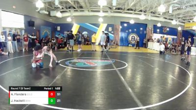 106 lbs Round 7 (8 Team) - Ajani Flanders, Soldier City vs Jaxson Hackett, Braves WC