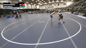 157 lbs Finals (8 Team) - Kaleb Griffith, Creighton Prep vs Braxton Robinson, Kearney