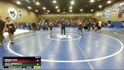 120 lbs Champ. Round 3 - Denicio Diaz, Valencia vs Isaac Ronquillo, Bakersfield