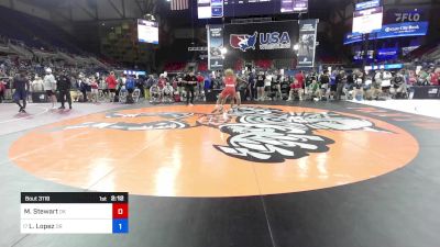 215 lbs Cons 16 #1 - Markus Stewart, OK vs Lusiano Lopez, OR