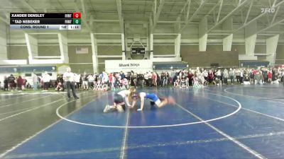 120 lbs Cons. Round 1 - Xander Densley, 3A - Carbon vs Tad Nebeker, Northside Wrestling Club