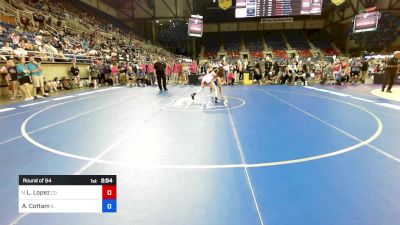 115 lbs Round Of 64 - Lindsey Lopez, CO vs Annika Cottam, IL