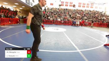 215 lbs Semifinal - Manuel Mengata, Tewksbury vs Jerameel Vazquez, Hampden Charter East