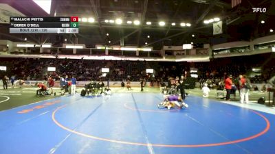 126 lbs Quarterfinal - Malachi Pettis, Sumner vs Derek O`Dell, Richland