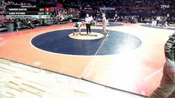 1A 190 lbs 5th Place Match - Cade Poyner, Coal City vs Hunter Eastin, Tolono (Unity)