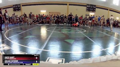 105 lbs Round 2 - Jace Hart, Alphas Wrestling vs Drake Bower, Indian Creek Wrestling Club