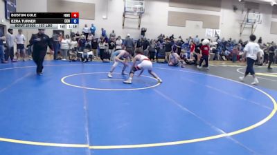 157 lbs Cons. Quarters - Boston Cole, Fighting Squirrels Wrestling Club vs Ezra Turner, East Idaho Elite Wrestling Club