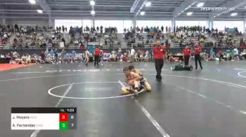 126 lbs Prelims - Justin Meyers, Keystone Elite vs Anthony Fernandez, Backyard Boyz Wrestling Club