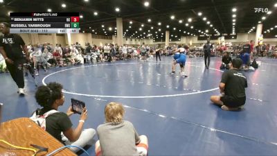 113 lbs Cons. Round 2 - Benjamin Mitts, Black Creek vs Russell Yarbrough, Elevation Wrestling Club