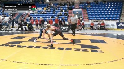 127 lbs 3rd Place - Boden Waite, Boyertown Area vs Michael Good, Nazareth Area