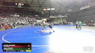 2A 175 lbs Cons. Round 1 - Jacob Warner, Steilacoom vs Kana Hajny, Evergreen (Seattle)