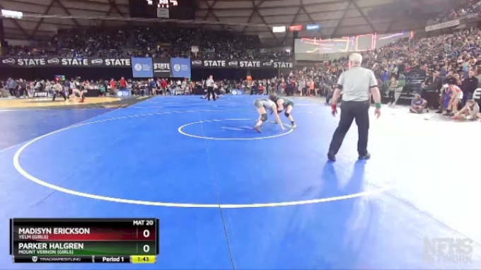 Girls 3A/4A 120 Quarterfinal - Parker Halgren, Mount Vernon (Girls) vs ...