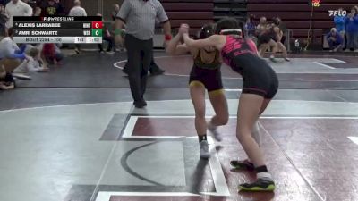 100 lbs 7th Place Match - Alexis Larrabee, Hinton-SBL vs Amri Schwartz, Waverly-Shell Rock