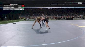 D3-175 lbs 5th Place Match - Rysten Williams, Allegan vs Conner Lambert, Ogemaw Heights HS