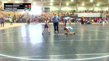 82 lbs Cons. Semi - Myrakle DeGroff, Eagle Talon Wrestling Club vs Scarlett Page, Williamson Co Wrestling Club