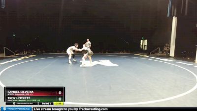 149 lbs Finals (2 Team) - Troy Hockett, Umpqua Community College vs Samuel Silveria, North Idaho College