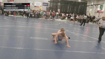 126 lbs Champ. Rd Of 16 - Camden Runnels, G1 Training Center vs Camden Hook, Contenders Wrestling Academy