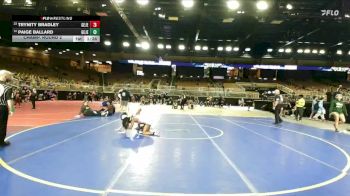 115 lbs Champ. Round 2 - Trynity Bradley, George Jenkins vs Paige Ballard, George Jenkins