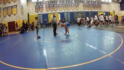106 lbs Round 7 (8 Team) - Jack Bennardo, Alpha WC vs Armando Sanchez, Cypress Creek
