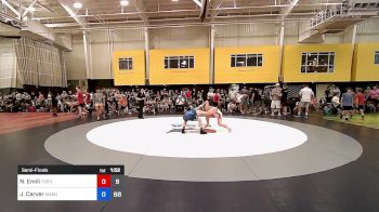 100 lbs Semifinal - Nico Emili, The Hunt Wrestling Club vs Jeremy Carver, Mat Assassins Black