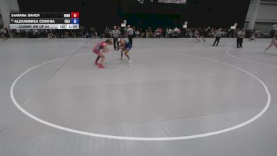125 lbs Champ. Rd Of 64 - AlexAndrea Corona, California vs Samara Baker, Nebraska