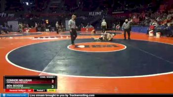 2 lbs Cons. Round 1 - Connor Nelligan, Chicago (Brother Rice) vs Ben Skaggs, Bethalto (Civic Memorial)