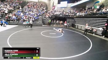 113 lbs Quarterfinal - Hudson York, Corner Canyon vs Milo Fowden, Farmington