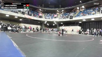 130 lbs Champ. Round 3 - Anaya Campbell, Bolingbrook vs Ariella Miloncus, Unattached