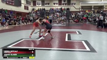 135 lbs Round 1 - Sophia Glaser, NH/TV vs Sierra Metcalf, North Scott