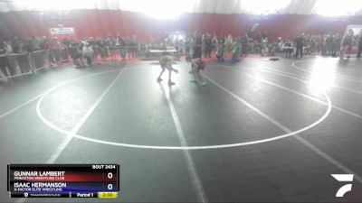 94 lbs Round 4 - Gunnar Lambert, Princeton Wrestling Club vs Isaac Hermanson, X-Factor Elite Wrestling