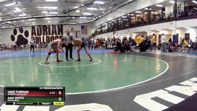 141 Freshman/Soph Cons. Round 1 - Sam Smith, Heidelberg vs Jake Furman, Averett University