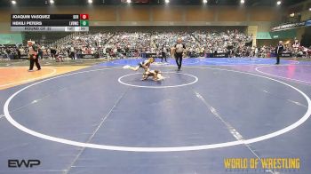 55 lbs Round Of 32 - Joaquin Vasquez, Steel City Reloaded vs Hekili Peters, LV Bear Wrestling Club