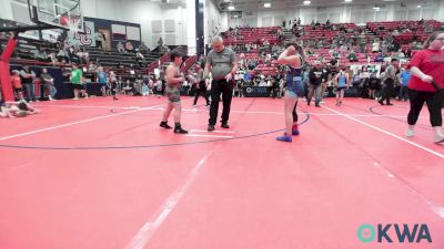 120 lbs Rr Rnd 1 - Aryzona Cummings, Mojo Grappling Academy vs Hudson Boone, Woodland Wrestling Club