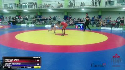 43kg Round 3 - Parteek Saini, Matmen WC vs Olivia DeGiorgi, Jr Badgers