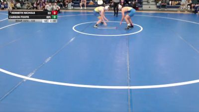 120 lbs Round 2 - Kenneth Nichols, Klein vs Carson Foote, North Platte