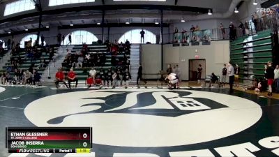 138 lbs Cons. Round 5 - Jacob Inserra, Don Bosco vs Ethan Glessner, St. John`s College