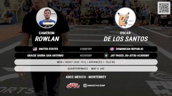 Cameron Rowlan vs Oscar De Los Santos 2024 ADCC Monterey Open