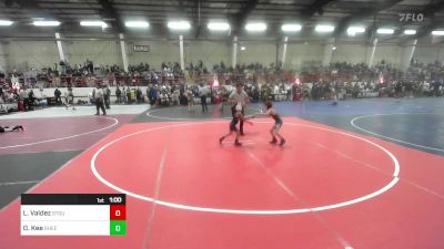 46 lbs Round Of 16 - Liam Valdez, Stout Wr Ac vs Darren Kee, SheepCamp WC