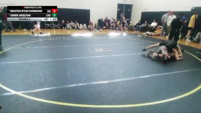 122/136 Round 2 - Braxton Myles Dominguez, Unaffiliated vs Owen Skelton, Legacy Elite Wrestling Club