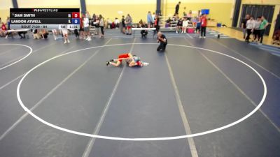 84 lbs Quarters - Sam Smith, IA vs Landon Atwell, IL
