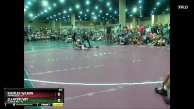 85 lbs Round 1 (8 Team) - Bentley Wilson, Moyer Elite vs Eli McKelvey, Elevate WC